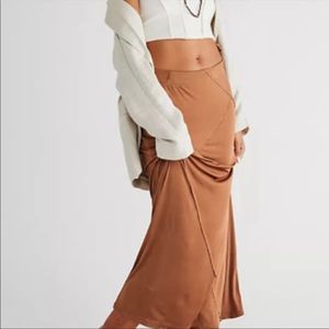 Free People On The Edge Maxi Skirt